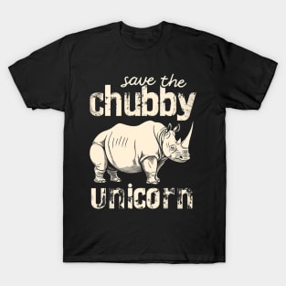 save the chubby unicorn T-Shirt